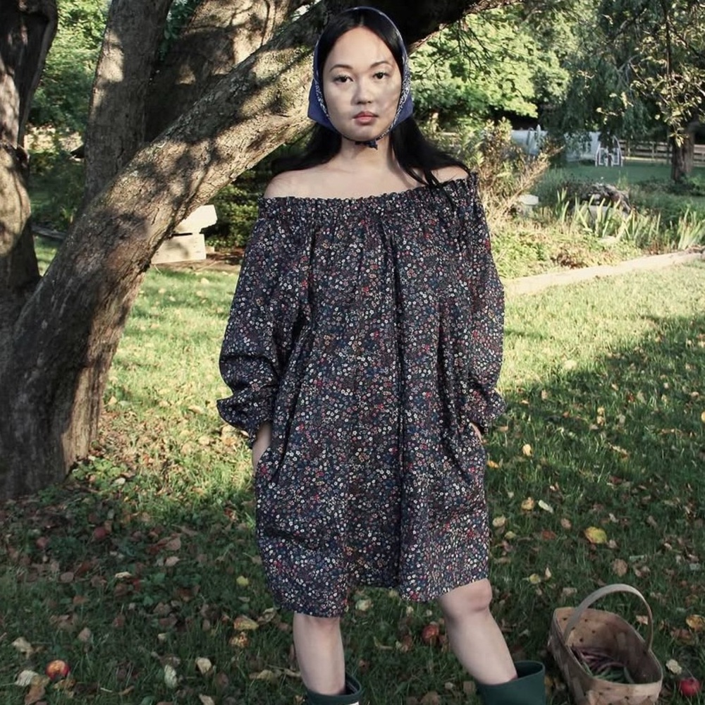 Dôen Everild Dress x Liberty Fabric size M